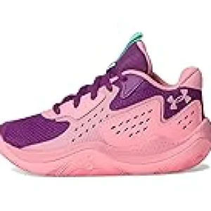 Under Armour Kids Sneakers | Sneakers<JET '23 Basketball Shoe (Little Kid) Andromeda Purple/Pink Vortex/Cosmo Pink