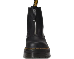 Dr. Martens Boots & Booties | Adaptive<Jetta Sendal Leather Boot Black Sendal