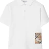 Burberry Kids Shirts & Tops<Johane EKD Label Polo Shirt (Toddler/Little Kid/Big Kid) Black