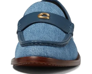 COACH Loafers<Jolene Denim Loafer Indigo Denim