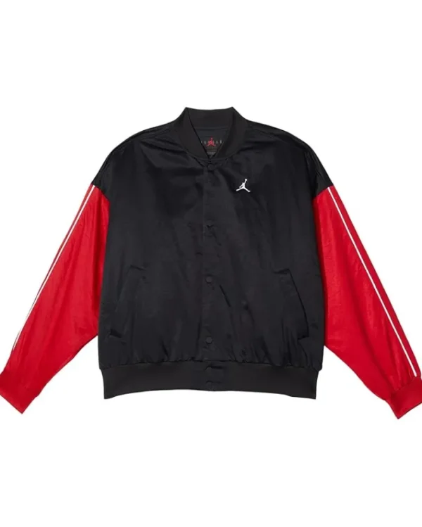 Nike Kids Coats & Jackets<Jordan Flight Renegade Jacket (Little Kids/Big Kids) Black/Gym Red/White