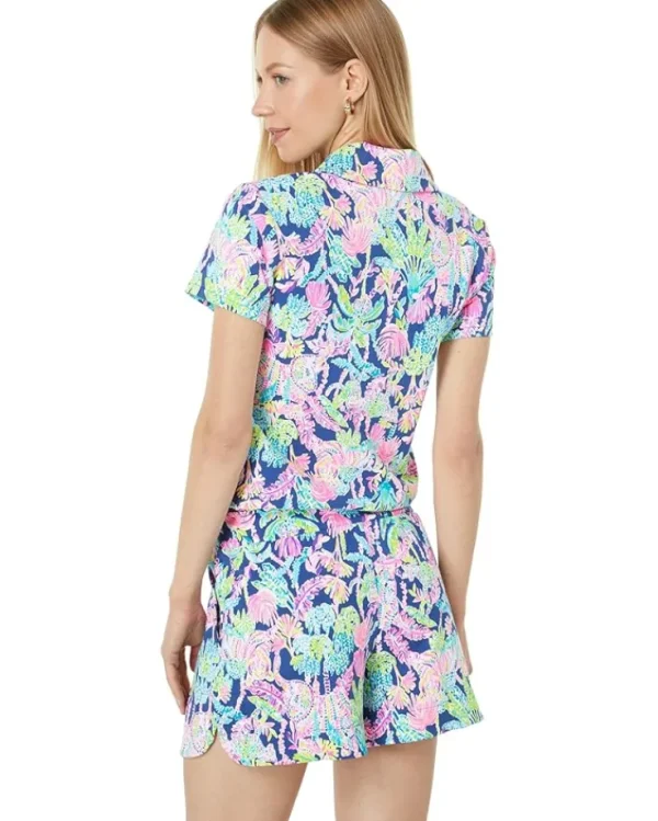 Lilly Pulitzer Jumpsuits & Rompers<Jorgie Romper Oyster Bay Navy Seen and Herd