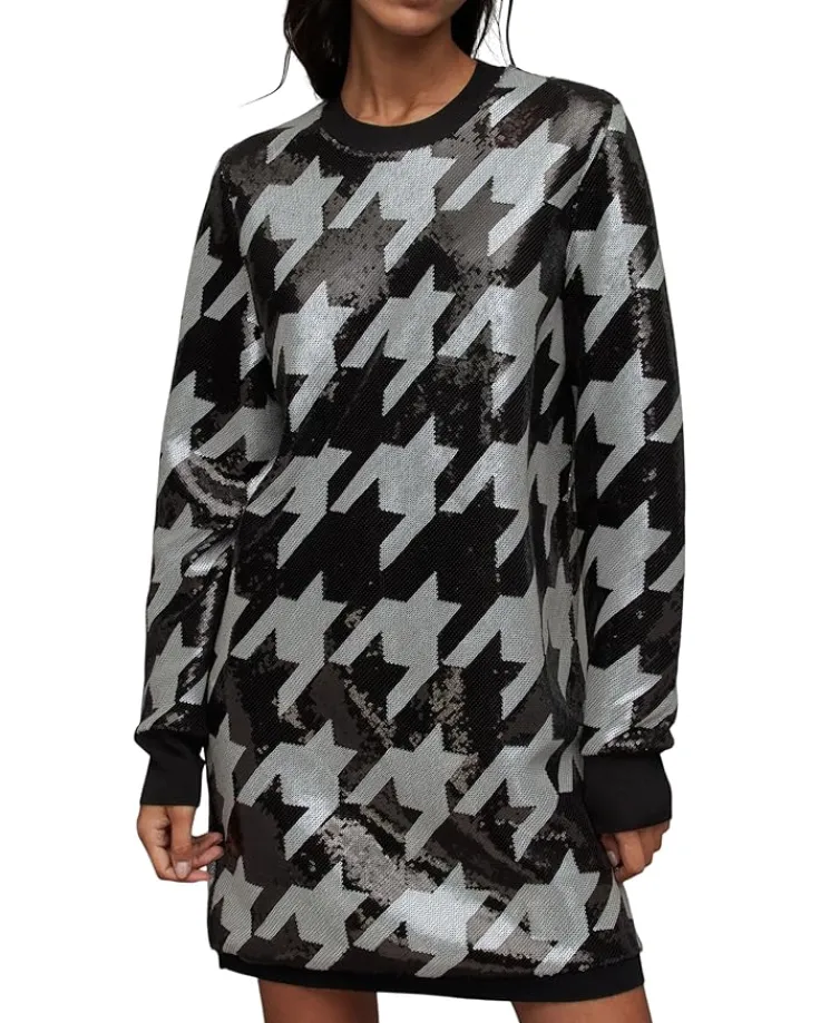 juela_toni_dress_0.webp AllSaints Dresses<Juela Toni Dress Black/White