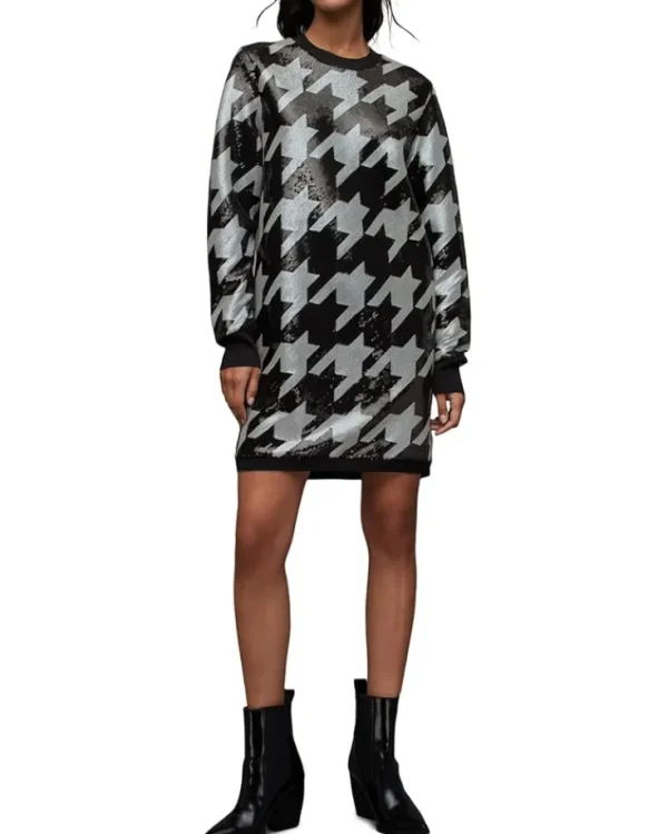 AllSaints Dresses<Juela Toni Dress Black/White