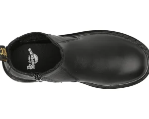 Dr. Martens Kid's Collection Adaptive | Boots<2976 Junior Chelsea Boot (Little Kid/Big Kid) Black Softy T
