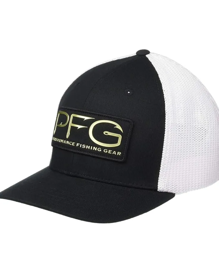 junior_mesh_ballcap_youth_0.webp Columbia Kids Hats<Junior Mesh™ Ballcap (Youth) Black/PFG Hook Patch