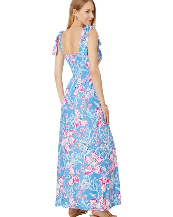 Lilly Pulitzer Dresses<Kailua Smocked Maxi Dress Multi Bahamian Rhapsody