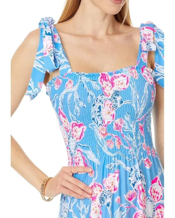 Lilly Pulitzer Dresses<Kailua Smocked Maxi Dress Multi Bahamian Rhapsody