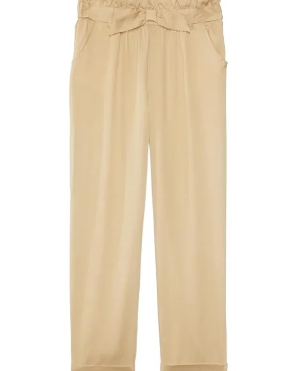 Janie and Jack Pants<Khaki Flowy Pant (Toddler/Little Kids/Big Kids) Natural