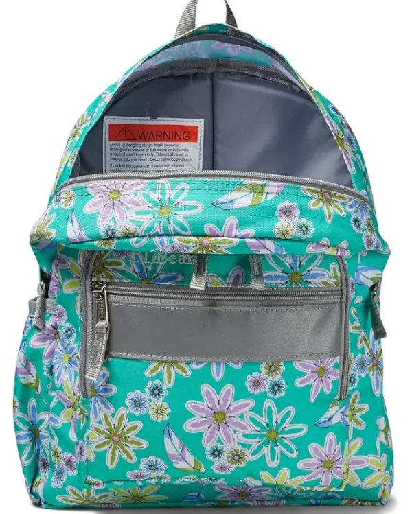 L.L.Bean Backpacks<Kids Junior Backpack Print Clear Emerald Lazy Daisy