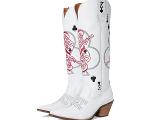 Dingo Cowboy Boots<King Of Clubs White