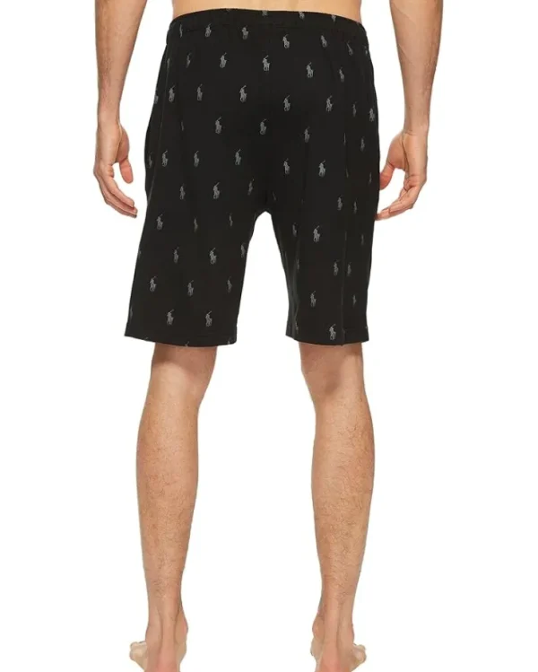 Polo Ralph Lauren Sleepwear<Knit Sleep Shorts Polo Black/Active Grey AOPP