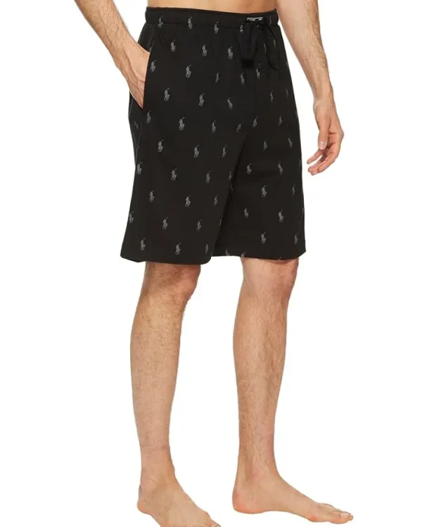Polo Ralph Lauren Sleepwear<Knit Sleep Shorts Polo Black/Active Grey AOPP
