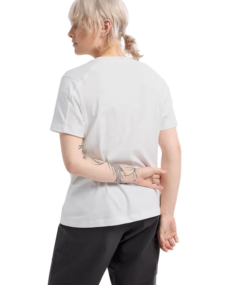 kragg_cotton_little_bird__1.webp Arc'teryx Shirts & Tops<Kragg Cotton Little Bird Crew Short Sleeve White Light/White