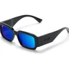 Maui Jim Sunglasses & Eyewear | Sunglasses<Kupale Shiny Black/Blue Hawaii Polarized