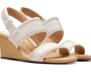 Clarks Comfort | Sandals<Kyarra Rose White Leather