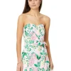 Lilly Pulitzer Jumpsuits & Rompers<Kylo Strapless Skirted Romper Multi Via Amore Spritzer
