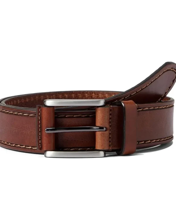 Johnston & Murphy Belts<Laser Top Stitch Belt Black