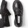 Steve Madden Loafers<Lawrence Loafer Black Leather