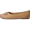 French Sole Flats<Layla Beige Nappa/Raffia