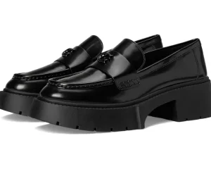 COACH Loafers<Leah Platform Loafer Black