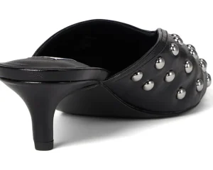 Steve Madden Mules<Leanna Black Leather