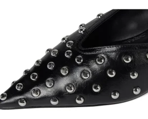 Steve Madden Mules<Leanna Black Leather