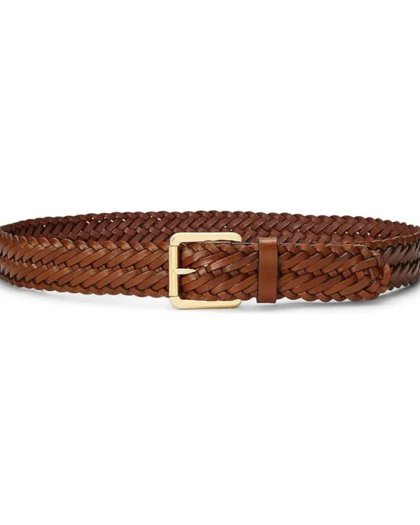 Lauren Ralph Lauren Belts<Leather Braided Belt Black