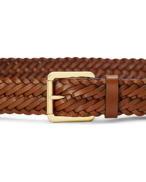 Lauren Ralph Lauren Belts<Leather Braided Belt Black