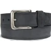 Carhartt Belts | Belts<Leather Triple Stitch Belt Black/Antique Nickel Finish