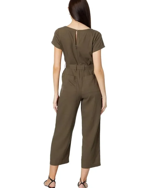 Pendleton Jumpsuits & Rompers<Lila Short Sleve Jumpsuit Dried Basil