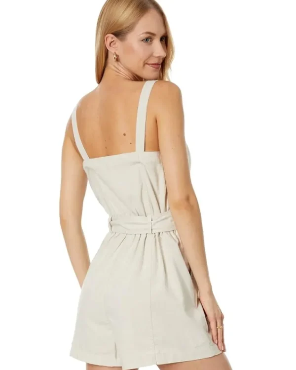 Blank NYC Jumpsuits & Rompers<Linen Romper in Sandshell