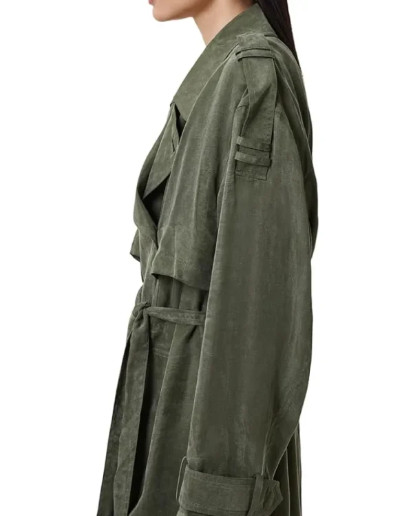 AllSaints Coats & Outerwear<Linnie Trench Grape Leaf Green