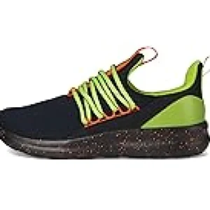 adidas Kids Sneakers | Sneakers<Lite Racer Adapt 7.0 Sportswear Shoes (Little Kid/Big Kid) Black/Impact Orange/Solar Slime