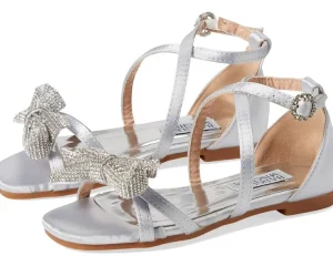 Badgley Mischka Kids Sandals<Lizzy Sandal (Little Kid/Big Kids) Silver