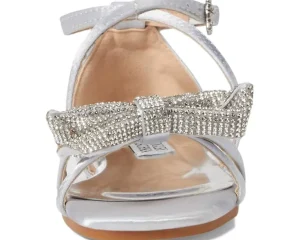 Badgley Mischka Kids Sandals<Lizzy Sandal (Little Kid/Big Kids) Silver
