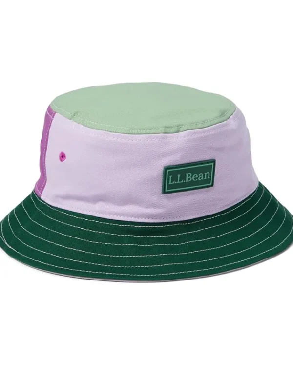 L.L.Bean Hats<L.L. Bean's Cotton Bucket Hat (Little Kids/Big Kids) Sheer Lilac Rainbow