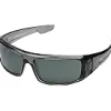 Spy Optic Sunglasses & Eyewear | Sunglasses<Logan Clear Smoke/Happy Gray Green w/ Silver Mirror