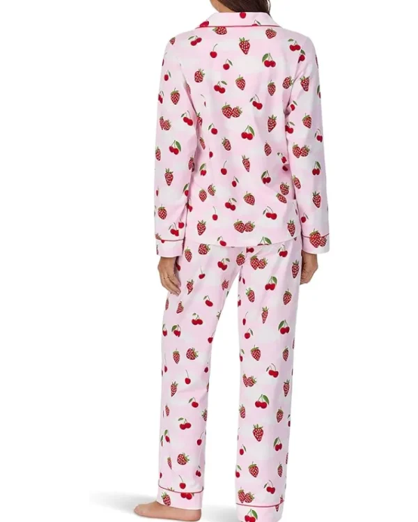 Bedhead PJs Sleepwear<Long Sleeve Cotton Knit Classic Pajama Set Around The World