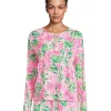 Lilly Pulitzer Sleepwear<Lucretia PJ Top Conch Shell Pink Koala La La