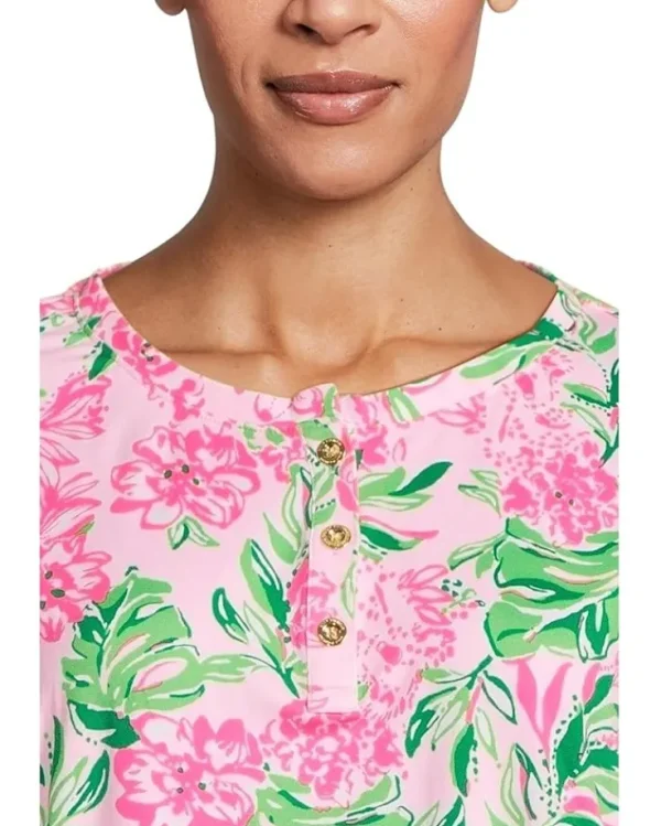 Lilly Pulitzer Sleepwear<Lucretia PJ Top Conch Shell Pink Koala La La