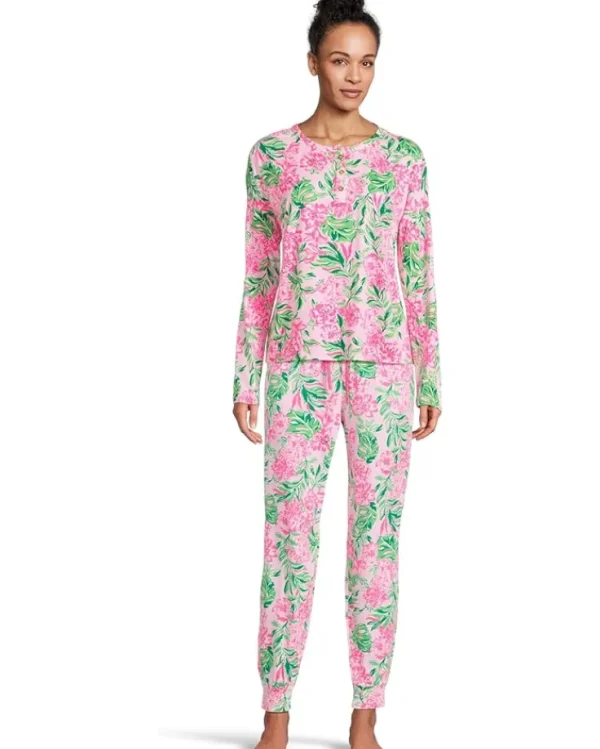 Lilly Pulitzer Sleepwear<Lucretia PJ Top Conch Shell Pink Koala La La