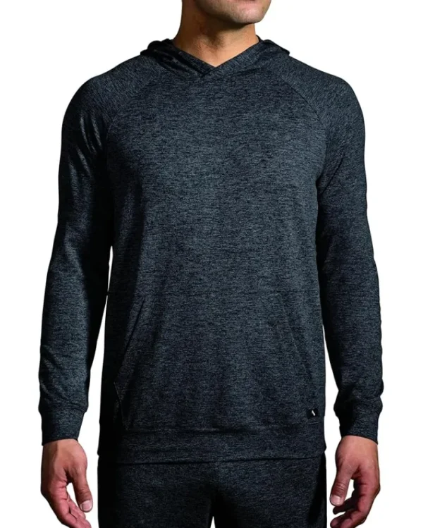 Brooks Hoodies & Sweatshirts<Luxe Hoodie Heather Black