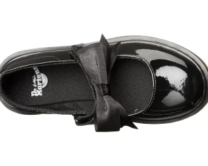 Dr. Martens Kid's Collection Adaptive<Maccy Mary Jane II (Little Kid/Big Kid) Black Patent