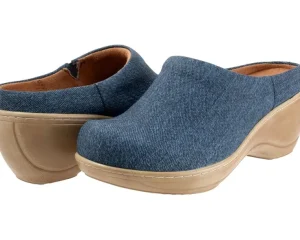SoftWalk Mules | Clogs<Madison Blue Denim