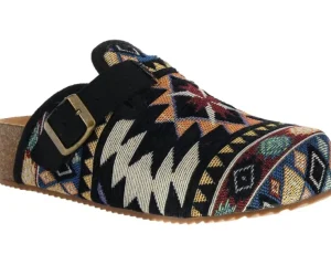 Dirty Laundry Slippers<Magnolias Black Multi