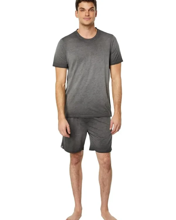 Barefoot Dreams Sleepwear<Malibu Collection® Tri-Blend Tee and Shorts Set Mineral