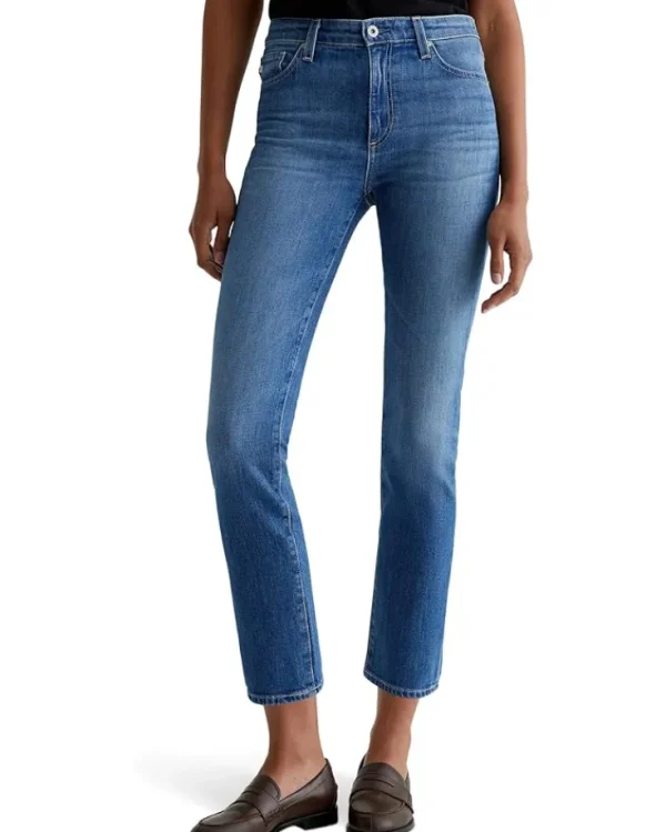 AG Jeans Jeans & Denim<Mari Mid Rise Slim Straight Jeans in Runway