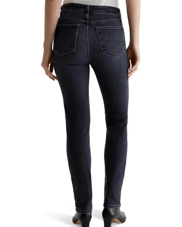 AG Jeans Jeans & Denim<Mari Mid Rise Slim Straight Jeans in 8 Years Black Salt