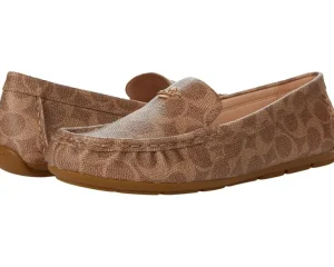 COACH Loafers<Marley Driver Tan PVC